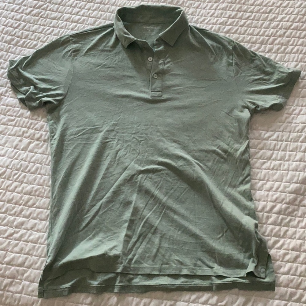 Bonobos mint green polo, Sz M